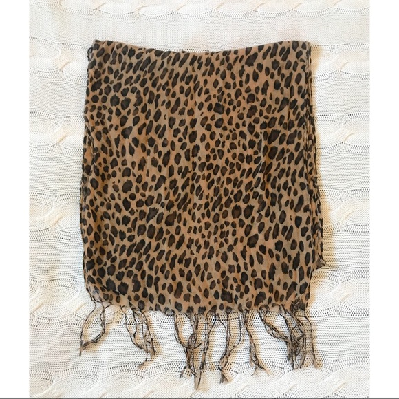 SOLD Animal Print Sheer Lightweight Scarf Bundle - Picture 3 of 5